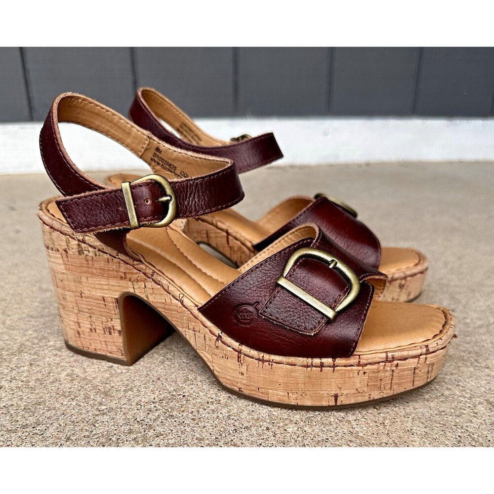 Børn Brown Leather Strappy Gladiator Ankle Strap Buckle Sandals Women’s 8M